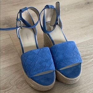 Marc Fisher Varin Espadrille Wedge Suede sandals size 9M